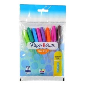 Bolígrafo Kilométrico Mediano con 10 Colores Paper Mate - La Universal papelerías
