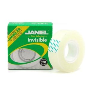 Cinta Adhesiva Invisible 810 18mm x 33m Janel - La Universal papelerías